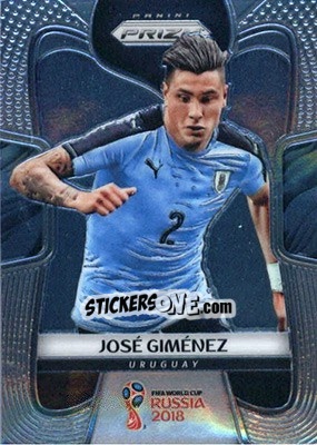 Cromo Jose Gimenez - FIFA World Cup Russia 2018. Prizm - Panini