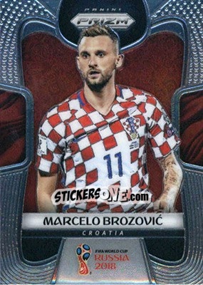 Sticker Marcelo Brozovic - FIFA World Cup Russia 2018. Prizm - Panini