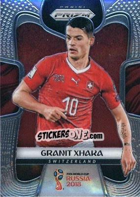 Cromo Granit Xhaka - FIFA World Cup Russia 2018. Prizm - Panini