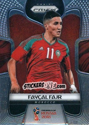 Sticker Faycal Fajr - FIFA World Cup Russia 2018. Prizm - Panini