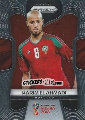 Sticker Karim El Ahmadi - FIFA World Cup Russia 2018. Prizm - Panini