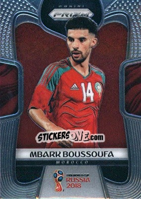 Sticker Mbark Boussoufa - FIFA World Cup Russia 2018. Prizm - Panini
