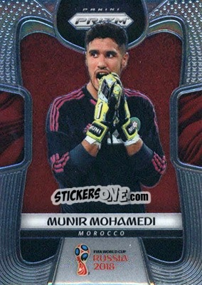 Sticker Munir Mohamedi - FIFA World Cup Russia 2018. Prizm - Panini