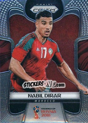 Cromo Nabil Dirar - FIFA World Cup Russia 2018. Prizm - Panini