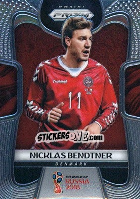 Cromo Nicklas Bendtner - FIFA World Cup Russia 2018. Prizm - Panini