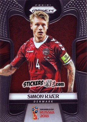 Sticker Simon Kjaer - FIFA World Cup Russia 2018. Prizm - Panini