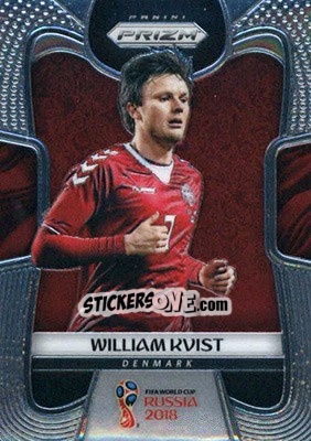 Sticker William Kvist - FIFA World Cup Russia 2018. Prizm - Panini