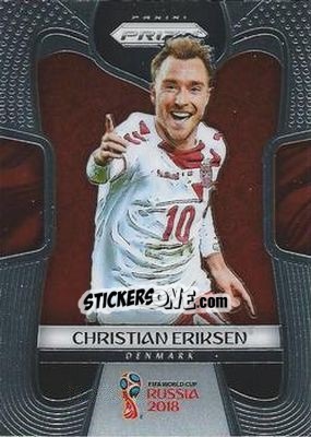 Cromo Christian Eriksen - FIFA World Cup Russia 2018. Prizm - Panini