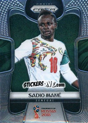 Sticker Sadio Mane - FIFA World Cup Russia 2018. Prizm - Panini