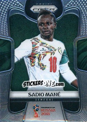 Figurina Sadio Mane - FIFA World Cup Russia 2018. Prizm - Panini