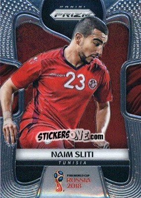 Sticker Naim Sliti - FIFA World Cup Russia 2018. Prizm - Panini
