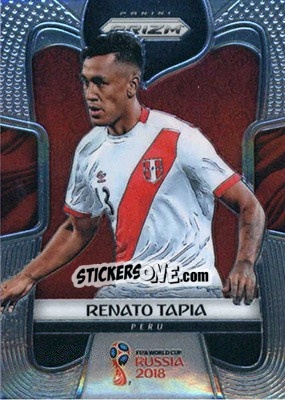 Sticker Renato Tapia - FIFA World Cup Russia 2018. Prizm - Panini