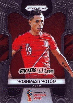 Sticker Yoshimar Yotun - FIFA World Cup Russia 2018. Prizm - Panini