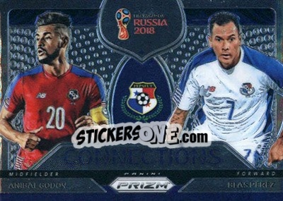 Sticker Blas Perez / Anibal Godoy - FIFA World Cup Russia 2018. Prizm - Panini