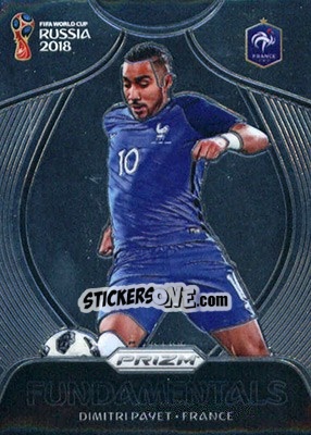 Figurina Dimitri Payet - FIFA World Cup Russia 2018. Prizm - Panini