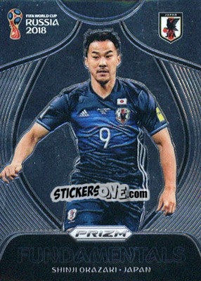 Sticker Shinji Okazaki - FIFA World Cup Russia 2018. Prizm n. F-9 - Panini