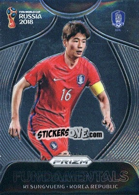 Sticker Ki Sung-yueng - FIFA World Cup Russia 2018. Prizm - Panini