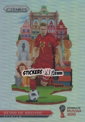 Sticker Kevin De Bruyne - FIFA World Cup Russia 2018. Prizm - Panini