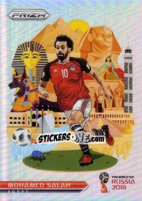 Figurina Mohamed Salah - FIFA World Cup Russia 2018. Prizm - Panini