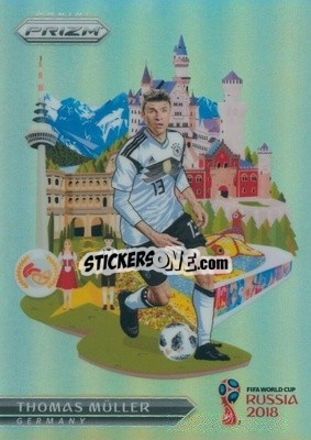 Sticker Thomas Muller - FIFA World Cup Russia 2018. Prizm - Panini