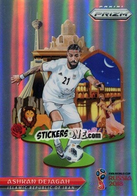 Sticker Ashkan Dejagah - FIFA World Cup Russia 2018. Prizm - Panini