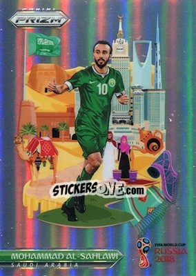 Sticker Mohammad Al-Sahlawi - FIFA World Cup Russia 2018. Prizm - Panini