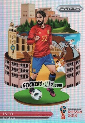 Cromo Isco - FIFA World Cup Russia 2018. Prizm - Panini