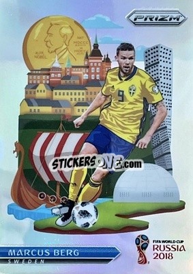 Sticker Marcus Berg - FIFA World Cup Russia 2018. Prizm - Panini