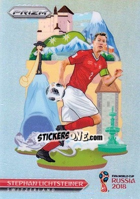 Figurina Stephan Lichtsteiner - FIFA World Cup Russia 2018. Prizm - Panini