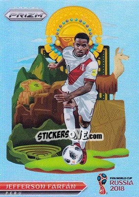 Cromo Jefferson Farfan - FIFA World Cup Russia 2018. Prizm - Panini