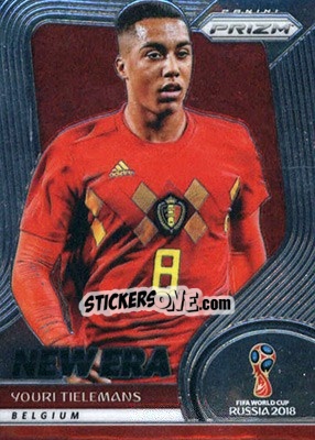 Sticker Youri Tielemans - FIFA World Cup Russia 2018. Prizm - Panini