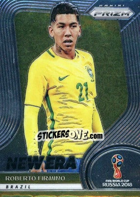 Figurina Roberto Firmino - FIFA World Cup Russia 2018. Prizm - Panini