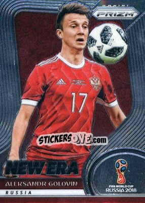Sticker Aleksandr Golovin - FIFA World Cup Russia 2018. Prizm - Panini