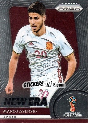 Sticker Marco Asensio - FIFA World Cup Russia 2018. Prizm - Panini