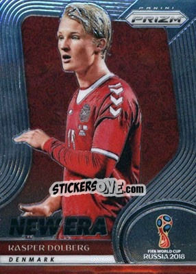 Sticker Kasper Dolberg - FIFA World Cup Russia 2018. Prizm - Panini