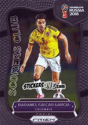 Sticker Radamel Falcao Garcia - FIFA World Cup Russia 2018. Prizm - Panini