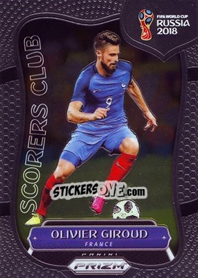 Sticker Olivier Giroud - FIFA World Cup Russia 2018. Prizm - Panini