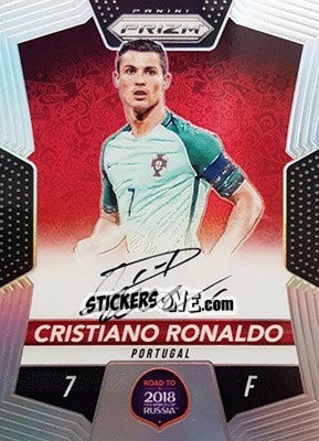 Figurina Cristiano Ronaldo - FIFA World Cup Russia 2018. Prizm - Panini