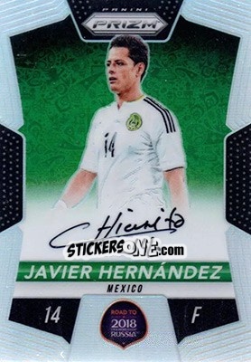 Sticker Javier Hernandez - FIFA World Cup Russia 2018. Prizm - Panini