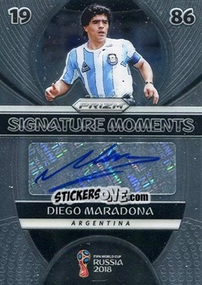 Sticker Diego Maradona - FIFA World Cup Russia 2018. Prizm - Panini