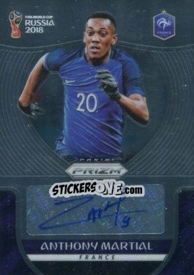 Sticker Anthony Martial - FIFA World Cup Russia 2018. Prizm - Panini