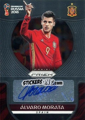 Sticker Alvaro Morata - FIFA World Cup Russia 2018. Prizm - Panini