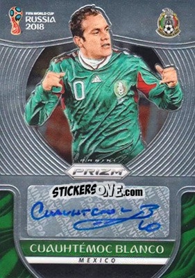 Sticker Cuauhtemoc Blanco - FIFA World Cup Russia 2018. Prizm - Panini