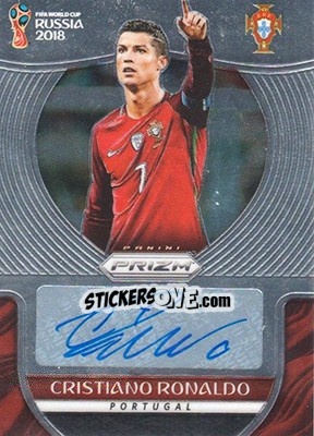 Sticker Cristiano Ronaldo - FIFA World Cup Russia 2018. Prizm - Panini