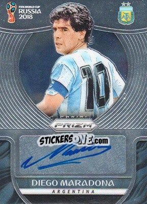 Figurina Diego Maradona - FIFA World Cup Russia 2018. Prizm - Panini