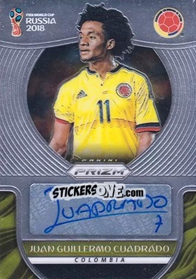 Sticker Juan Guillermo Cuadrado - FIFA World Cup Russia 2018. Prizm - Panini