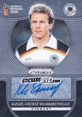 Cromo Karl-Heinz Rummenigge - FIFA World Cup Russia 2018. Prizm - Panini