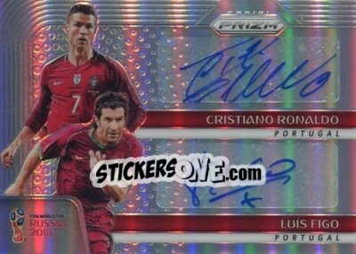 Sticker Cristiano Ronaldo / Luis Figo