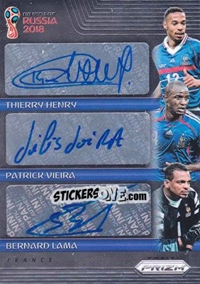 Sticker Thierry Henry / Patrick Vieira / Bernard Lama