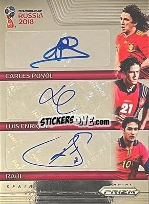 Figurina Carles Puyol / Luis Enrique / Raul Gonzalez